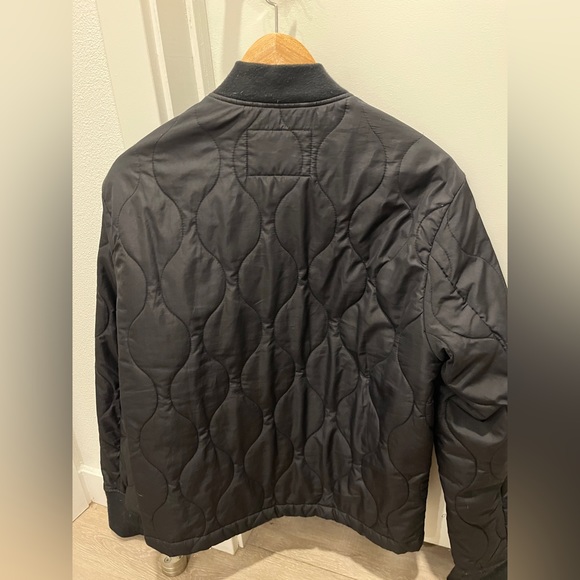 Mens Cheap Monday Quilted Bomber Jacket - Picture 2 of 4